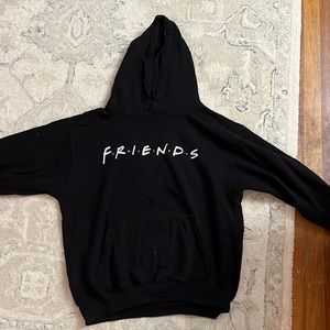 ‘FRIENDS’ classic black hoodie